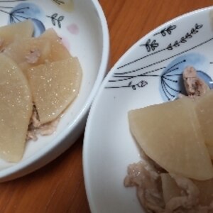 味がしみしみ☆豚肉と大根の煮物